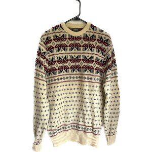 Vintage 70s Jantzen Ski Wool Sweater Nordic North Country Size XL USA